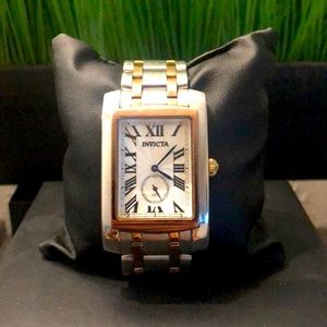 Men’s Invicta Rose Gold and Silver Watch